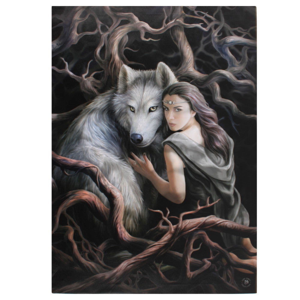 50x70cm Large Soul Bond Canvas Plaque by Anne Stokes