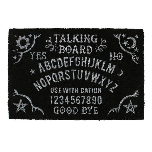 Talking Board Black Doormat, Spelling Mistake