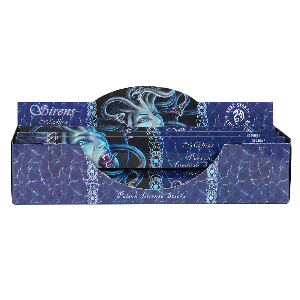 Set of 6 Packets Medusa Poison Incense Sticks by Anne Stokes