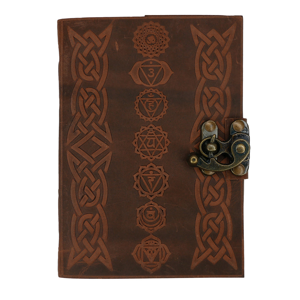 Seven Chakras Leather Journal